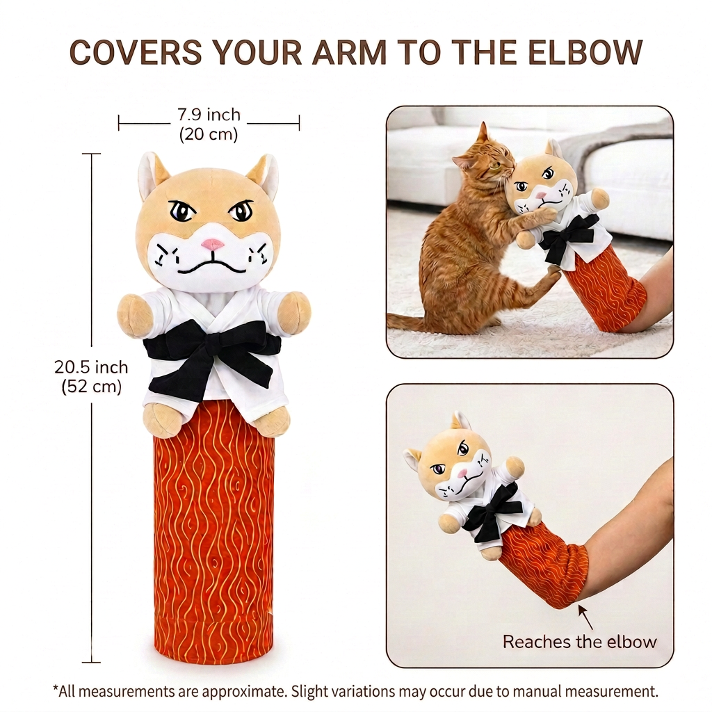 KarateCat Puppet — Protects Your Arm to the Elbow
